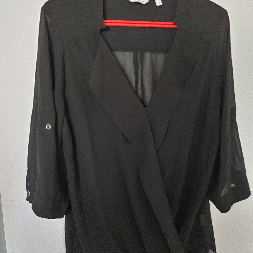 Black work blouse